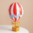 thumbnail image 1 of Novedad, globo aerostático coleccionable, adorno creativo, manualidades colgantes para el hogar, recuerdo , decoración de jardín y oficina Rojo Colco Globo aerostático, 1 of 7