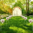 thumbnail image 4 of BEAU JARDIN 8 Pack Shepherds Hooks for Outdoor 48 Inch Single Piece No Assembly Solid Metal Heavy Duty Non-Hollow Wedding Plants Bird Feeder Pole Lanterns Garden Shepards Hooks White, 4 of 7