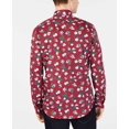 thumbnail image 2 of Michael Kors Mens Albini Button Up Shirt, Red, Medium, 2 of 2