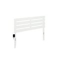 thumbnail image 2 of Oxford Queen Headboard in White with USB Turbo Charger, 2 of 4