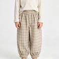 thumbnail image 3 of Plebaso Girls Boys Baggy Sweatpants Elastic Waist Pull on Athletic Joggers Plain Corduroy Casual Kids Pants, 3 of 6