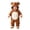 Z-01Brown, variant on Otqutp Baby Deer Full Zip Hooded Bodysuit Soft Plush Animal Jumpsuit Newborn Long Sleeve Warm Romper Casual Infant Outfit for Halloween