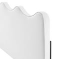 thumbnail image 3 of Headboard, King Size, Velvet, White, Modern Contemporary Urban Design, Bedroom Master Guest Suite, 3 of 10
