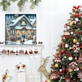 thumbnail image 3 of Adult Christmas Diamond Painting Kit — Winter Christmas Cottage Theme | 5D Gem Art Craft Kit | Ideal for Home Wall Decor & Gifting (16x16 Inches) — Unframed, 3 of 7