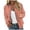 Orange, variant on Fashion Varsity Baseball Jacket for Women, Ribbed Collar Full Zip Long Sleeve, Trendy Casual Streetwear Outerwear, 1 Piece, S-XXL, Plus Size Friendly