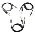 thumbnail image 3 of 3.5 To 6.35 Audio Cable Good Contact Performance Easy To Apply Adapter Wire Aluminum Alloy Shell Strong Tensile Resistance 3M, 3 of 6
