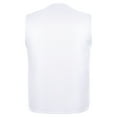thumbnail image 4 of TOPTIE Adult Volunteer Activity Vest Supermarket Uniform Vests Clerk Workwear-White-3XL, 4 of 5