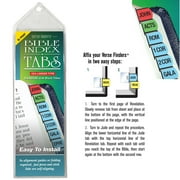 G.T. LUSCOMBE Bible Tab-Verse Finders-X Large Print-Horizontal-Thin Pack-Rainbow