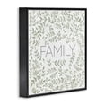 thumbnail image 2 of Stupell Industries French Country Curved Ivy Sprigs Family Black Framed Giclee Art, 12 x 12, by SD Graphics Studio, 2 of 8
