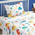 thumbnail image 2 of Juego de sábanas dobles para niños Joiedomi Dinosaur Soft Microfiber, 2 of 7