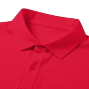 YunPes Kids' Pique Polo Boys Performance Polo Dry Fit Short Sleeve Golf Shirt for Active Casual Size 5‐14 School 𝐔niform Shirt