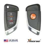 Xhorse VVDI Universal Wired Flip Remote Key 3 Buttons Knife Type XKKF02EN