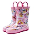 thumbnail image 1 of Botas de lluvia de dibujos animados de Disney para niños y niñas, zapatos de agua para niños, zapatos antideslizantes de princesa frozen, botas elsa anna, plantilla 27 de 18,5 cm Gao Jinjia LED, 1 of 2