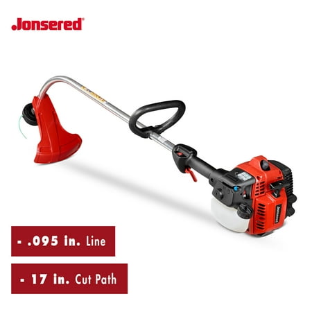 Jonsered GT2125 17 in. 25cc 2-Cycle Gas Curved Shaft String (Best Straight Shaft String Trimmer)