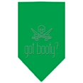 thumbnail image 1 of Got Booty Rhinestone Bandana Emerald Green Large, 1 of 1