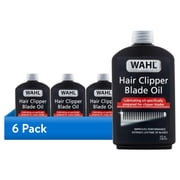 (6 pack) Wahl Professional Hair Clipper Blade Oil, 4 Ounce Bottle 3310-300