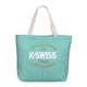 thumbnail image 1 of BOLSA DE CANVAS K-SWISSBORDADO 3D AL FRENTE Y CIERRE TIURQUESA K-SWISS PAR3DTWH, 1 of 2
