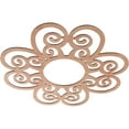 thumbnail image 2 of 36"OD x 12 1/4"ID x 3/8"T Cohen Wood Fretwork Pierced Ceiling Medallion, Cherry, 2 of 3