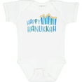 thumbnail image 3 of Inktastic Happy Hanukkah with candles Boys or Girls Baby Bodysuit, 3 of 5