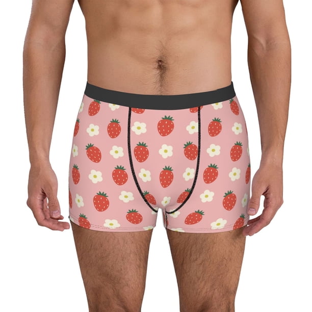 Fotbe Strawberry Calzoncillos Tipo Boxer con Bolsa de Soporte Total para Hombre, X-Temp Fresco, Transpirable y de Secado Rápido-X-Large