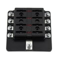 thumbnail image 2 of 8 Way Blade Fuse Box Holder Fuse Blocks con Indicador LED 10Pcs Fuses 10Pcs Terminales Con CACAGOO Bloque de fusibles, 2 of 7