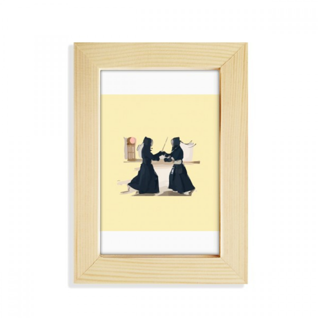 Competitive Equipment Martial Kendo Desktop Display Photo Frame Picture Art Painting 5x7 inch