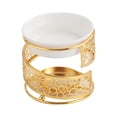 thumbnail image 3 of Essential Oil Burner Melt Warmer Candle Stand Scented Diffuser Desk Candlestick, gold, 3 of 9