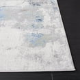 thumbnail image 5 of SAFAVIEH Bayside Lincoln Abstract Polyester Machine Washable Area Rug, Blue/Gray, 5'3" x 7'6", 5 of 13