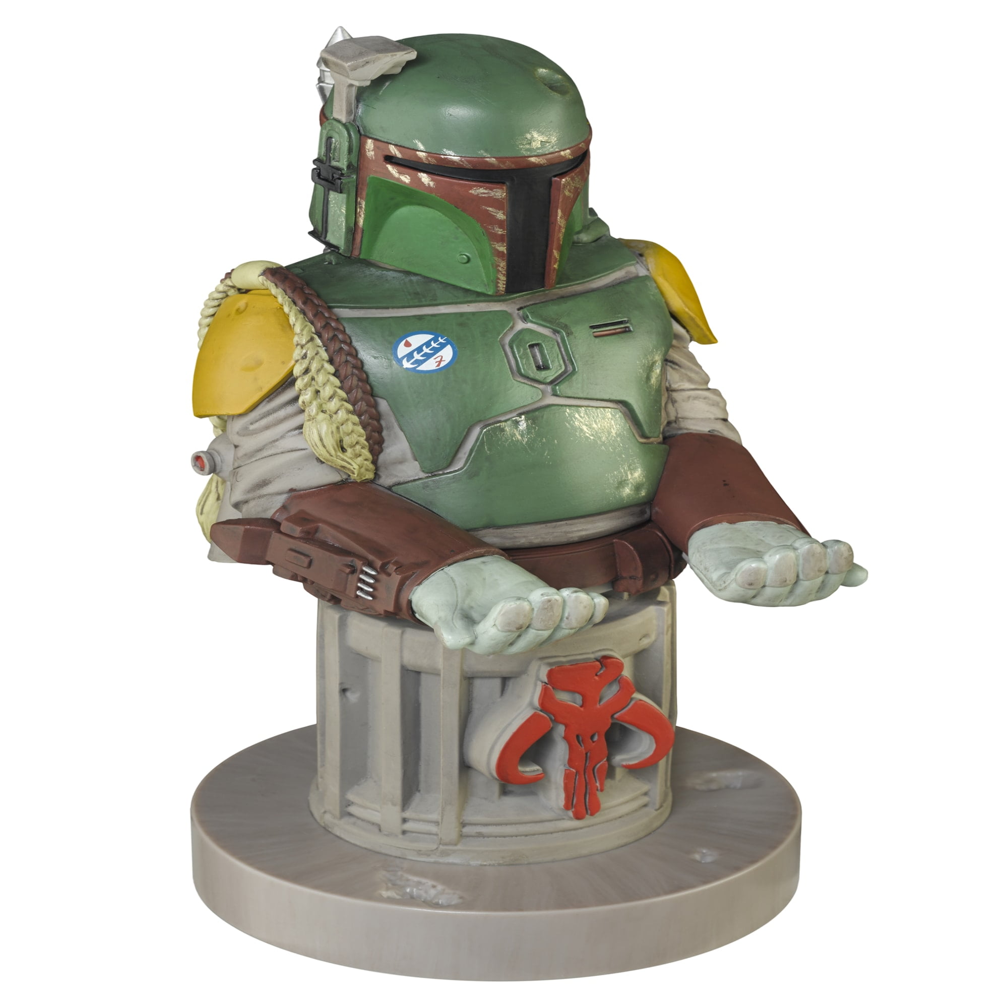 Exquisite Gaming: Star Wars: Boba Fett - Star Wars Original Mobile Phone &  Gaming Controller Holder, Device Stand, Cable Guys, Licensed Figure 