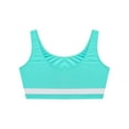 thumbnail image 5 of Xnihocha Yoga Dance Athletic Tank Crop for Girls U Neck Sleeveless Figure Ice Skating Gymnastic Top Blue Green 14, 5 of 6