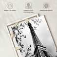 thumbnail image 6 of Elephant Stock Bw Eiffel Tower Wall Art - Vertical Canvas Wall Art - Dining Room Wall Decor - Architecture Canvas - Black And Gray Decor - 24" x 36", 6 of 8