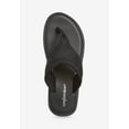 thumbnail image 5 of Comfortview Women's The Sylvia Soft Footbed Thong Slip On Sandal, 5 of 6