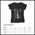 thumbnail image 7 of Moon Child Women's V-Neck T-shirt Astrology Lunar Cycle Phases Astronomy Mystical Spiritual Zodiac Sign June July Luna Tee, 7 of 7