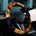 thumbnail image 6 of Thanksgiving Leaves Car Wheel Cover,14.5 Inch PVC Leather Auto Accessories Printing Steering Wheel Covers, 6 of 6
