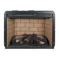 thumbnail image 3 of 23" Wall Mounted Fireplace Heater, Inserts Electric Fireplace Recessed Quartz Electric Heater with Adjustable 11 Temperature, 3 of 8
