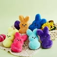 thumbnail image 3 of Easter Bunny Plush Toys Cute Peep Rabbit Stuffed Animal 6inches Stuffed Bunny Plushies Home Decor Party Supplies Gift for Kids, 3 of 8