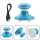 thumbnail image 3 of EeaseMX Mini masajeador eléctrico de mano con batería o carga USB para cuello, hombros, espalda, brazos y piernas (morado), 3 of 8