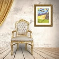 thumbnail image 3 of Roth, Carolyn 12x14 Gold Ornate Wood Framed with Double Matting Museum Art Print Titled - Prayer Flags III, 3 of 4