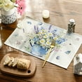thumbnail image 7 of Sm:)e Butterfly Small Daisy Spring Placemats Set of 4, 12 x 18 Inch, Seasonal Spring Kitchen Dining Table Decoration for Home Party Decor, 7 of 7