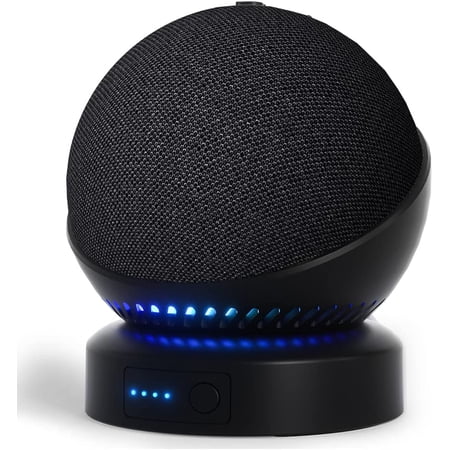 Battery Base for Echo Dot 5th Gen Portable Echo Dot 4th and 5th Gen & Homepod Mini Battery Base Pack, Not Including The Speaker (Black)