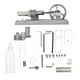 thumbnail image 1 of Modelo de generador de electricidad propulsado por aire, motor Stirling, juguete educativo, 1 of 8