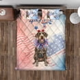 thumbnail image 4 of 4th of July Wirehaired Pointing Griffon Celebrates Independence Day Quilt Bedding Set Dog Lover 1 Blanket Bed Cover 2 Pillowcases - 12010, 4 of 5