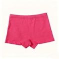 thumbnail image 2 of KyCheLot Girls Boxer Briefs Mid Waist Casual Solid Color Breathable Comfort No Show Underwear 6-13 Years, 2 of 5
