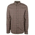 thumbnail image 4 of Men's Slim Fit Plaid Print Long Sleeves Shirt-C-XX-Large, 4 of 4