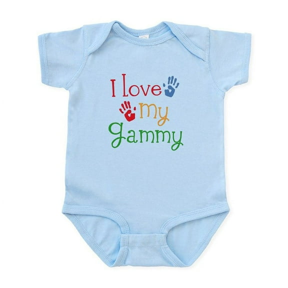 CafePress - I Love My Gammy Infant Bodysuit - Baby Light Bodysuit, Size Newborn - 24 Months