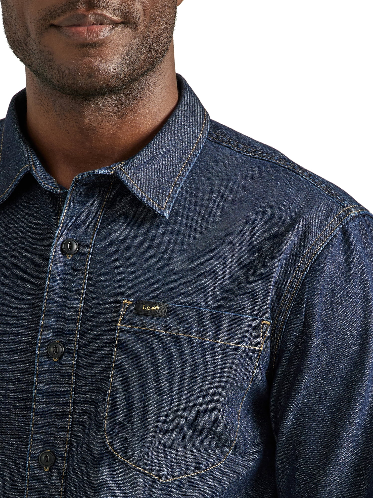 Lee® Men's Extreme Motion All Purpose Long Sleeve Denim Shirt