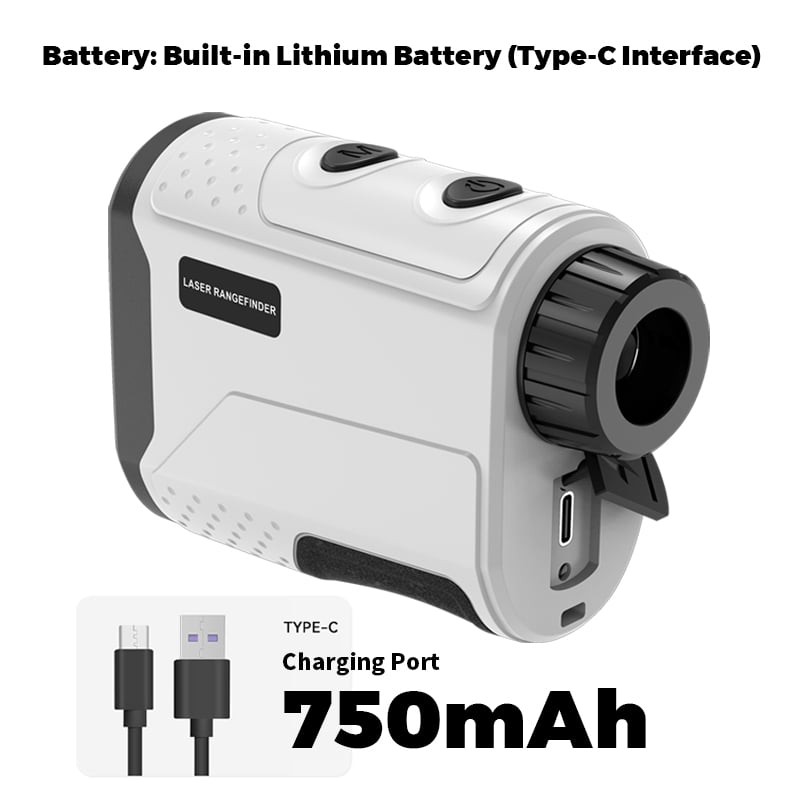 BOAYAL Laser Golf Rangefinder 1200 Yards  6X Magnification with Slope Flag Lock Vibration 750mAh Laser Range Finder for Golfing Hunting