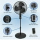 thumbnail image 3 of Ventilador de pedestal Lasko S16612 oscilante de 4 velocidades con control remoto de 16 pulgadas, 3 of 9