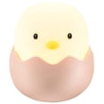 thumbnail image 1 of Tumbler Eggshell Chick Nightlight Baby Night Light Regulable Silicona Luz Decoración Para El Hogar Junto Al Escritorio Dormitorio Cateissary FN005532-00, 1 of 6