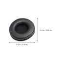 thumbnail image 2 of TABLZONE 1 Pair Black Replacement Ear Pads Soft Comfortable Cushions for Over-Ear Headphones Universal Fit, 2 of 8